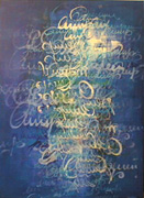 Titel: Page bleue III, Kunstenaar: Bauwin, Miche 