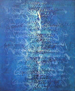 Titel: Page bleue IV, Kunstenaar: Bauwin, Miche 