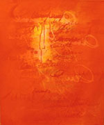 Titel: Page orange III, Kunstenaar: Bauwin, Miche 