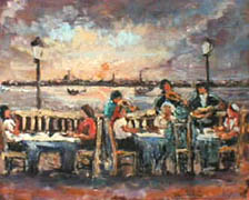 Titel: Souper � Venezia, Kunstenaar: FARAONI, Gaston-Luciano