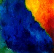 Titel: About blue 2, Kunstenaar: Huy, Margit