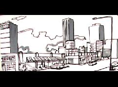 Titel: City 8, Kunstenaar: Tornado, Eddy