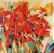 Titel: Monde floral, Kunstenaar: Collienne, Ren�