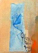 Titel: Bleu 3, Kunstenaar: Prignon, Monique