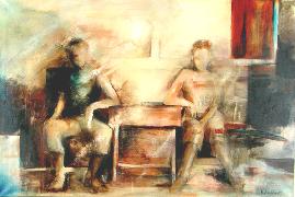 Titel: Sans conversation, Kunstenaar: d'Andrimont, Fran�oise