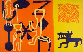 Titel: Rugit dans les collines, Kunstenaar: KLM,  
