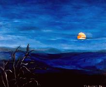 Titel: Clair de lune en Finlande, Kunstenaar: Hervier-Deckers, Yveline