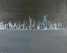 Titel: Skyline Grey 1 b, Kunstenaar: Cnudde, Marc