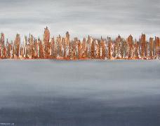 Titel: Skyline Grey 2, Kunstenaar: Cnudde, Marc