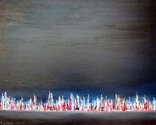 Titel: Skyline Blue 2, Kunstenaar: Cnudde, Marc
