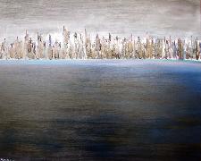 Titel: Skyline Blue 3, Kunstenaar: Cnudde, Marc
