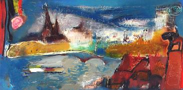 Titel: Li�ge's Cityscape, Kunstenaar: ZALANS, Ilgvars
