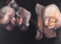 Titel: Deux orchid�es, Kunstenaar: Ngalula, Th�r�se