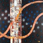 Titel: Bouleaux au cr�puscule, Kunstenaar: Chavi,  
