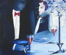 Titel: Les Mots Bleus, Kunstenaar: Machri, Marie-Christine