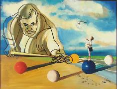 Titel: Billard Oostende, Kunstenaar: Van Soens, Eric