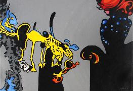 Titel: Les Chiens, Kunstenaar: Lefebvre, Louis