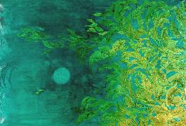Titel: Vert emeraude 2, Kunstenaar: Maya,  