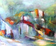 Titel: Paysage, Kunstenaar: ORZA,  