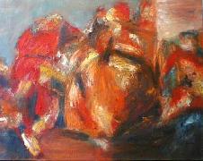 Titel: Danse rouge, Kunstenaar: ORZA,  