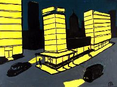 Titel: City by night 2, Kunstenaar: Tornado, Eddy