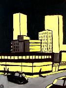 Titel: City by night 9, Kunstenaar: Tornado, Eddy