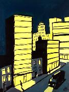 Titel: City by night 10, Kunstenaar: Tornado, Eddy