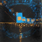 Titel: Blue night paint, Kunstenaar: Celestri, Monique 