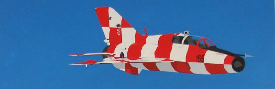 Titel: Mig 21 croate, Kunstenaar: Dumont, Michel