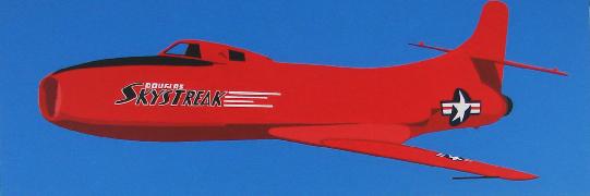 Titel: Douglas Skystreak, Kunstenaar: Dumont, Michel