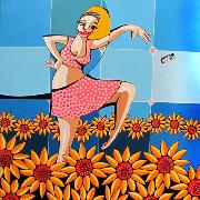 Titel: Les tournesols de Sophie, Kunstenaar: LOPEZ, Alfredo