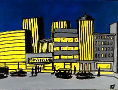 Titel: City by night 11, Kunstenaar: Tornado, Eddy
