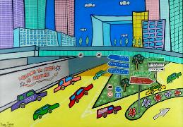 Titel: Paris La D�fense, Kunstenaar: JURIE, Dominique