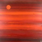 Titel: Bateau sur grande mer rouge, Kunstenaar: Feller, Anne