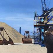 Titel: Calais dos au sable, Kunstenaar: DETREE, D�tr�e