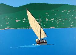 Titel: La voile latine, Kunstenaar: Dumont, Michel