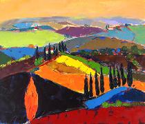 Titre: Toscane 1, Artiste: Mar?chal , Marie-Ange