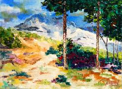 Titel: Les pins, Kunstenaar: DROUET, Suzanne