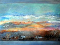 Titel: Fugue en bleu et rose, Kunstenaar: Van Landeghem, Joelle