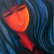 Titel: Blue Lady, Kunstenaar: Morcillo, Dolores