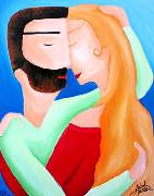 Titel: Le Baiser, Kunstenaar: de Lastic-Brucker, Astrid