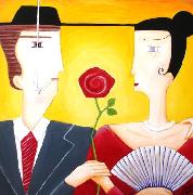Titel: Les amoureux, Kunstenaar: de Lastic-Brucker, Astrid