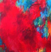 Titel: About red 1, Kunstenaar: Huy, Margit