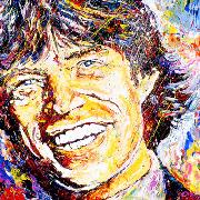 Titel: Mick Jagger, Kunstenaar: Maes, Gilles