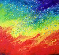 Titel: Volcan d'arc en ciel, Kunstenaar: BESSON, Marie-H�l�ne