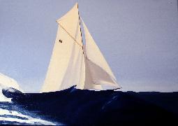 Titel: Sous la vague, Kunstenaar: De Crayencour , Anne-Marie