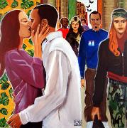 Titel: Le Baiser, Kunstenaar: Notte, Delphine