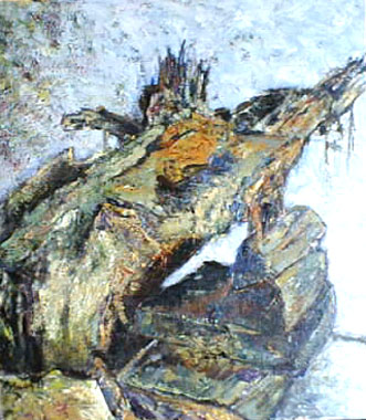 Titel: La vieille souche, Kunstenaar: Hollanders, Marie-Andr�e
