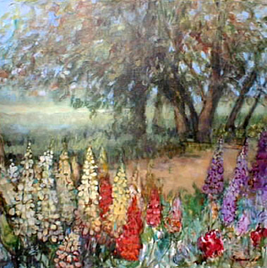 Titel: Les lupins, Kunstenaar: Hollanders, Marie-Andr�e