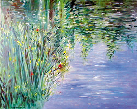 Titel: Etang de Monet 7, Kunstenaar: Van Landeghem, Joelle